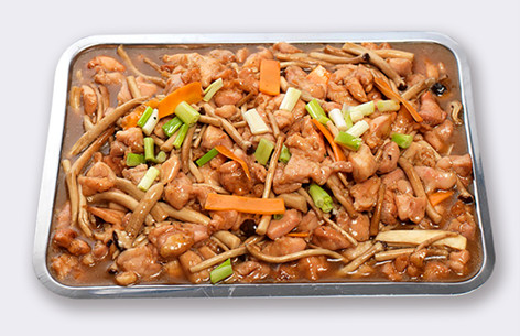 茶树菇烧鸡小碗菜料理包 茶树菇烧鸡小碗菜料理包