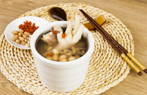 蒸烩煮花生炖鸡脚快餐加热即食速食汤